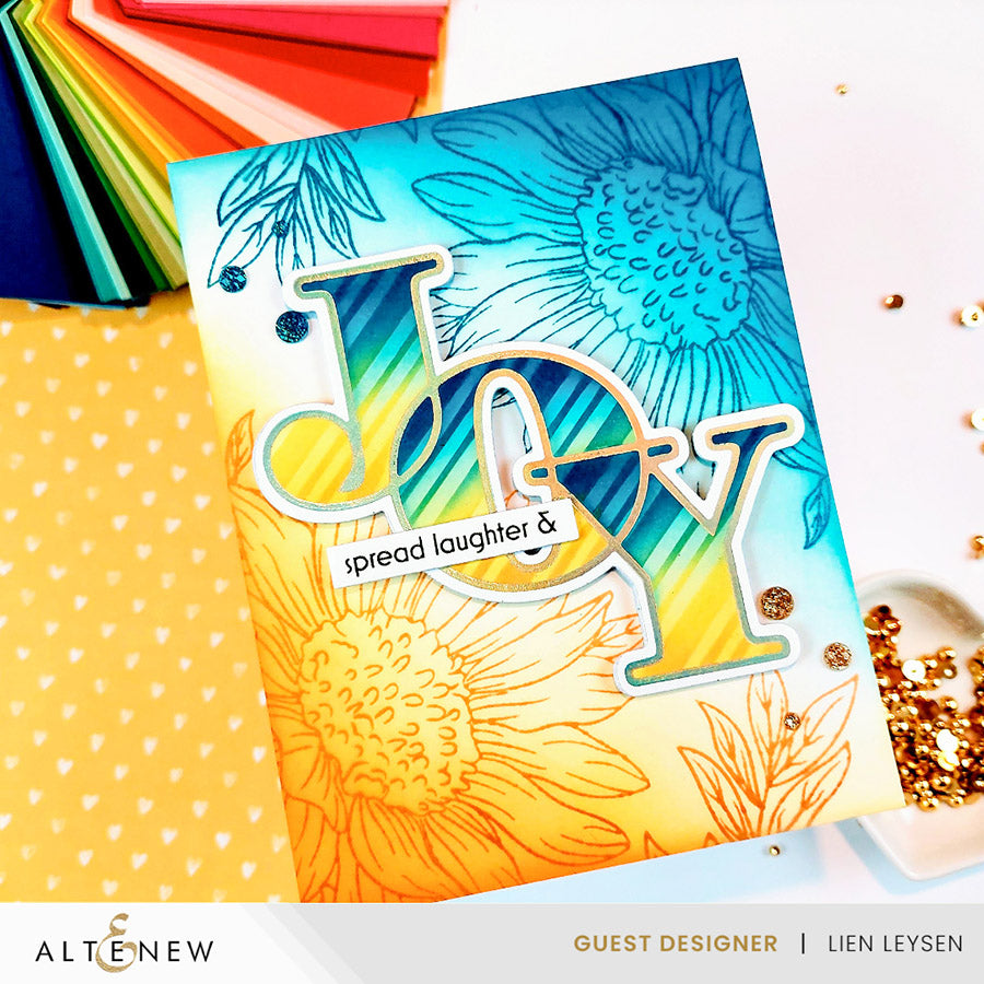 Die & Stencil & Hot Foil Plate Bundle Joy