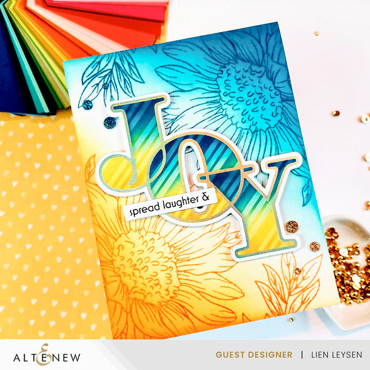 Die & Stencil & Hot Foil Plate Bundle Joy