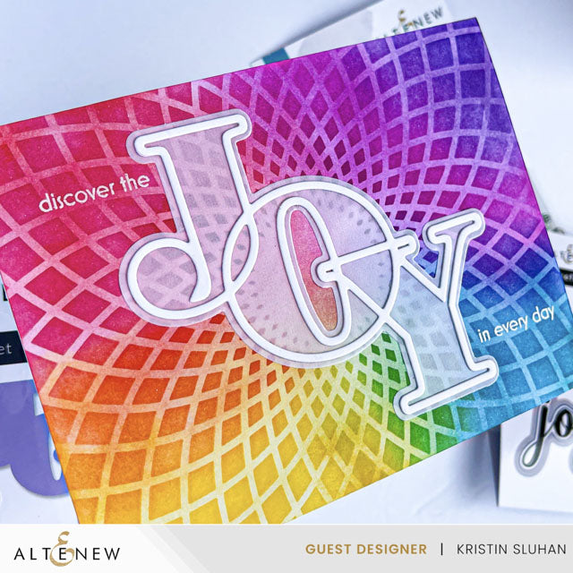 Die & Stencil & Hot Foil Plate Bundle Joy