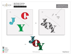 Die & Stencil & Hot Foil Plate Bundle Joy