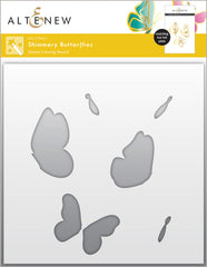 Die & Stencil & Hot Foil Plate Bundle Shimmery Butterflies