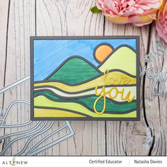 Dies Abstract Landscape Cover Die