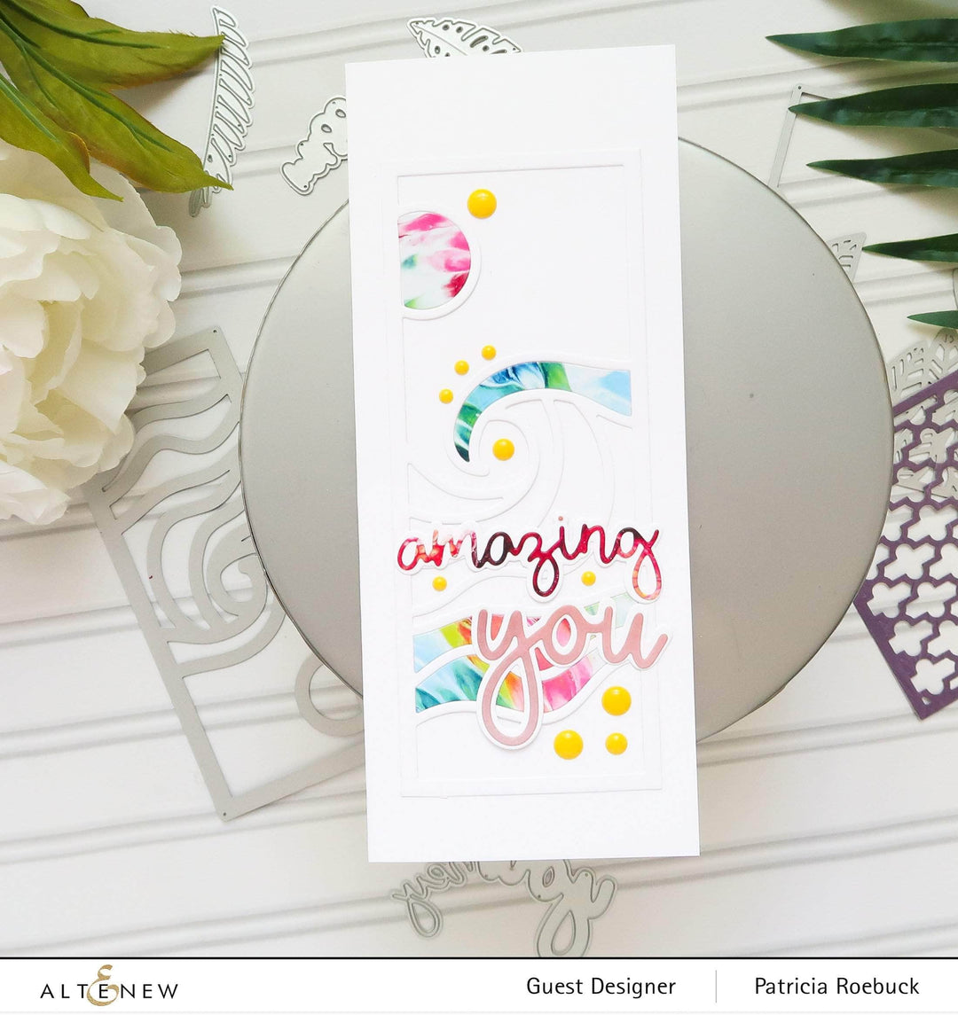 Dies Abstract Seascape Slim Cover Die