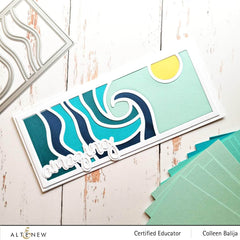Dies Abstract Seascape Slim Cover Die