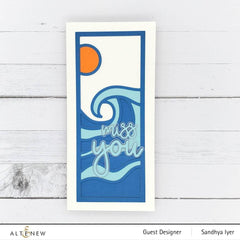 Dies Abstract Seascape Slim Cover Die