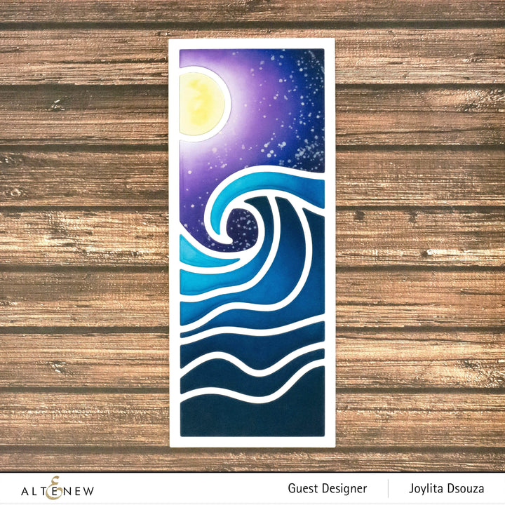 Dies Abstract Seascape Slim Cover Die
