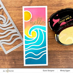 Dies Abstract Seascape Slim Cover Die