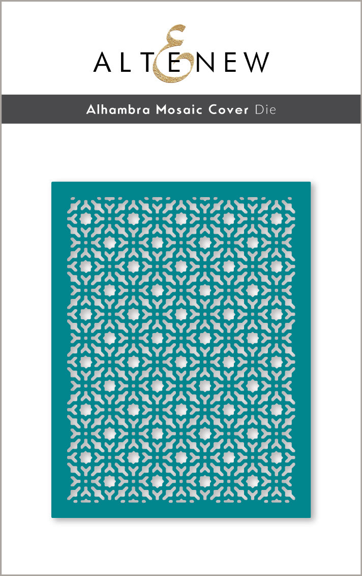 Dies Alhambra Mosaic Cover Die