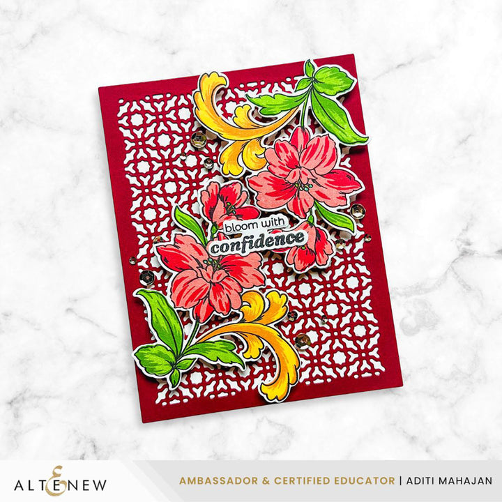 Dies Alhambra Mosaic Cover Die