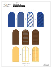 Dies Arched Doors Layering Die Set