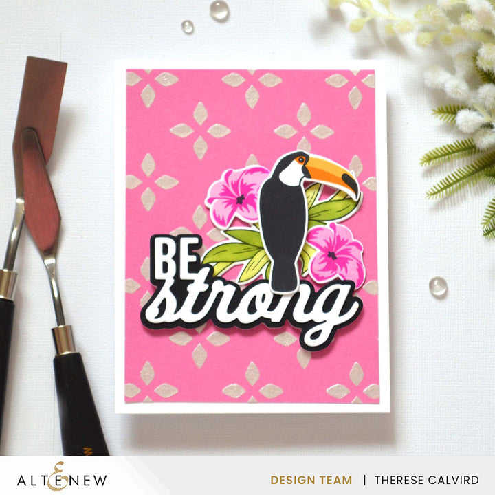Dies Be Strong Word Die Set