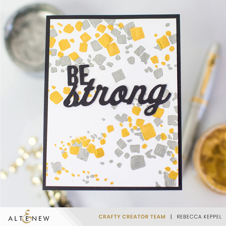 Dies Be Strong Word Die Set