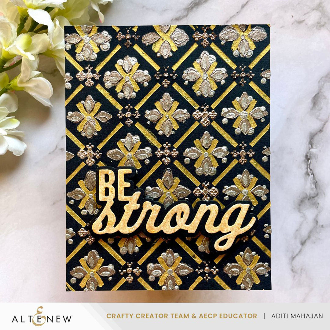 Dies Be Strong Word Die Set