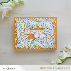 Dies & Betterpress Plate Bundle Flowering Hedge