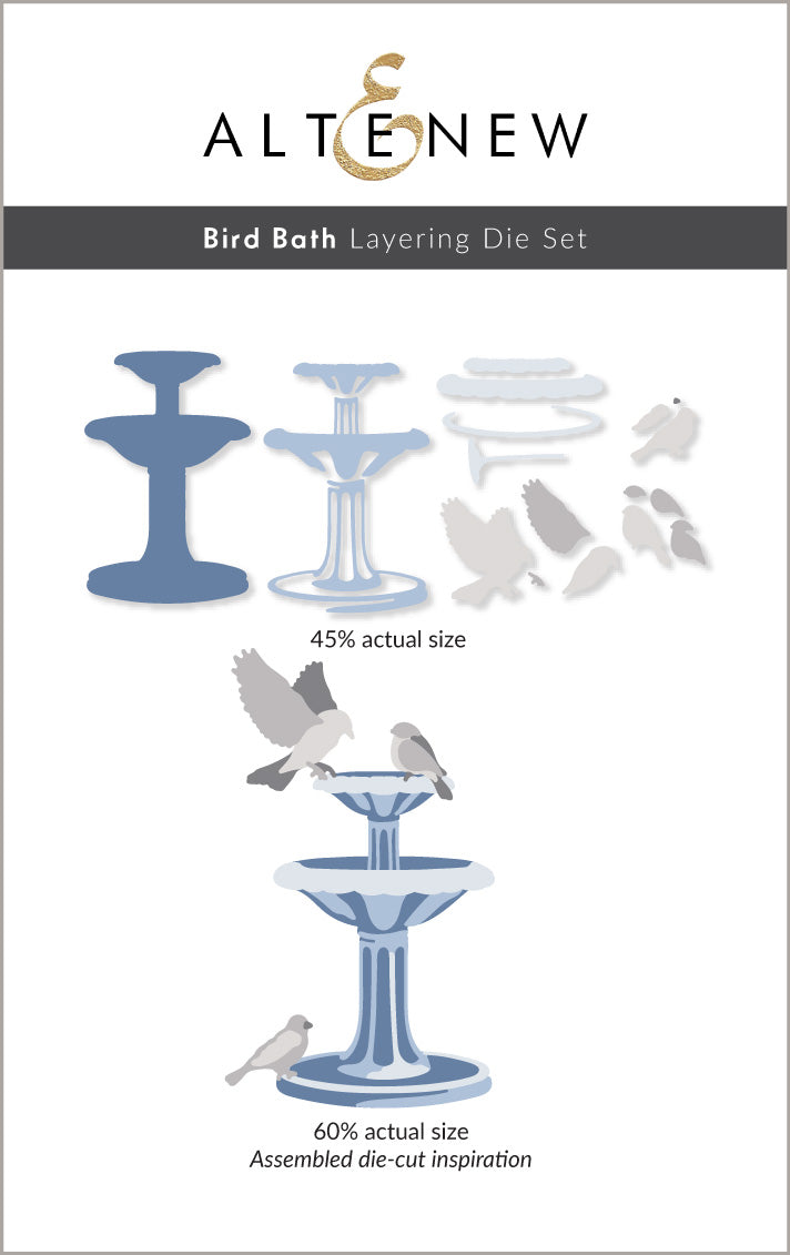 Dies Bird Bath Layering Die Set
