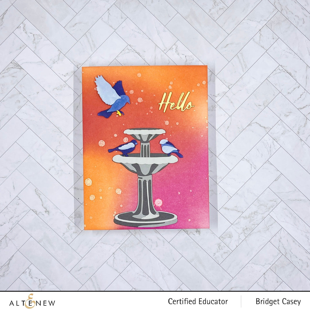 Dies Bird Bath Layering Die Set