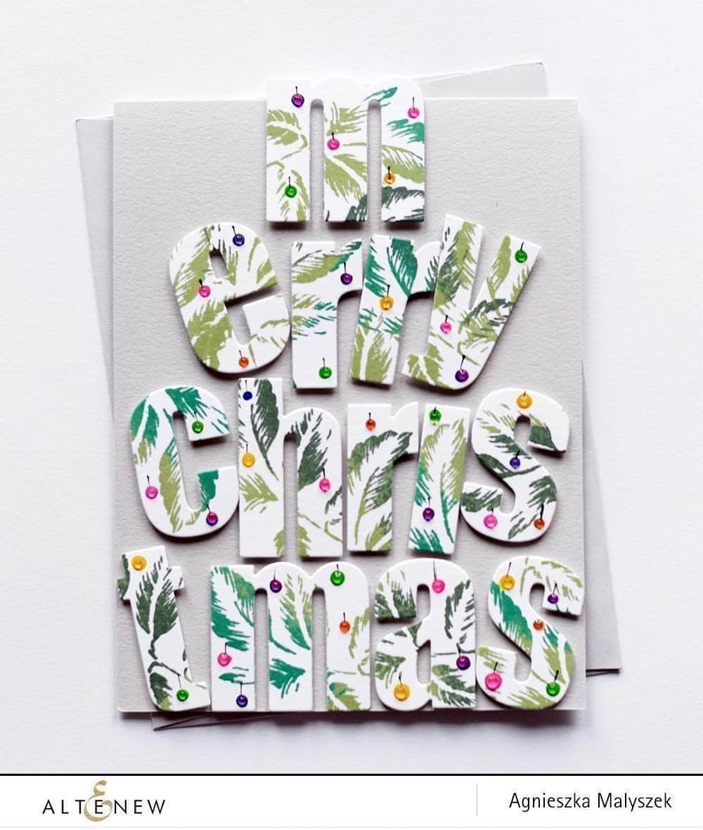 Dies Bold Alphabet Die Set