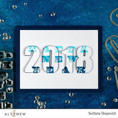 Dies Bold Numerals Die Set