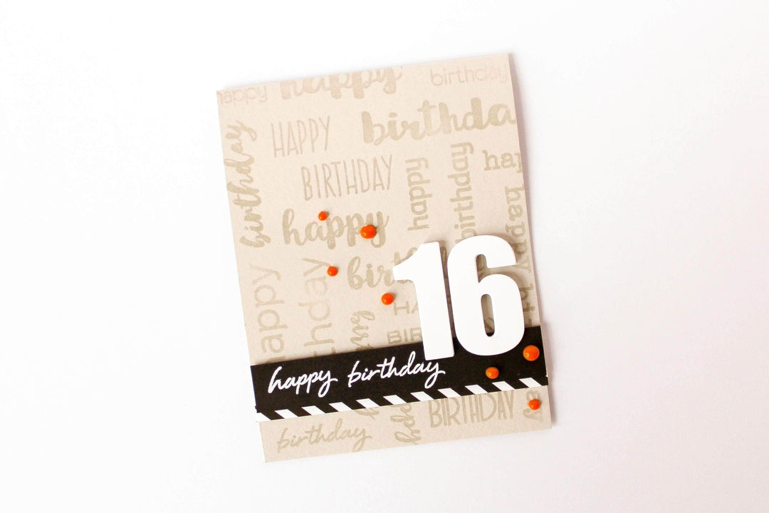 Dies Bold Numerals Die Set