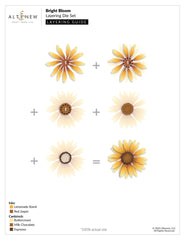 Dies Bright Bloom Layering Die Set