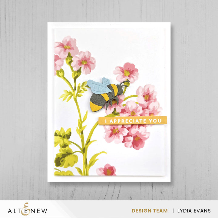 Dies Bubbly Bumble Bee Layering Die Set