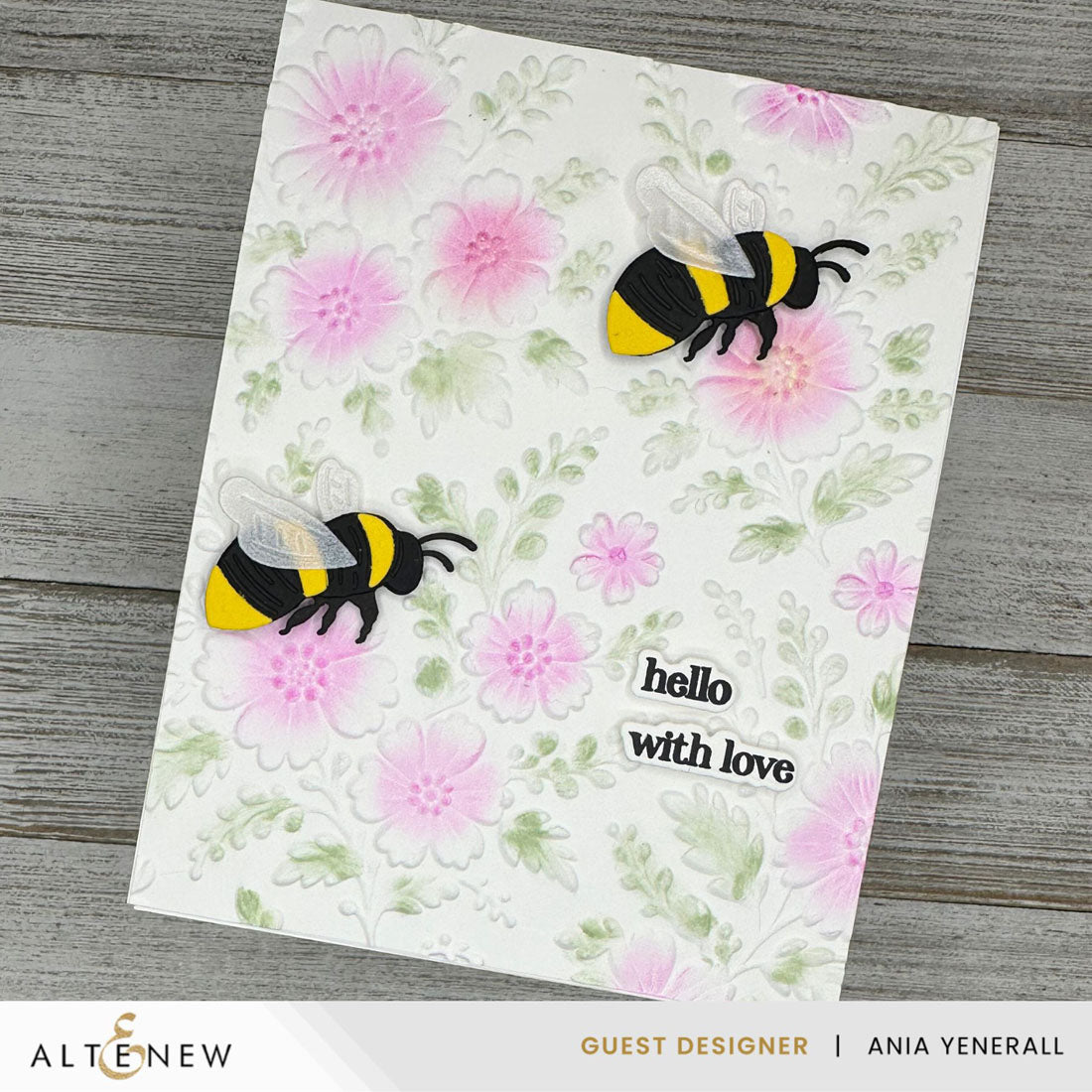 Dies Bubbly Bumble Bee Layering Die Set