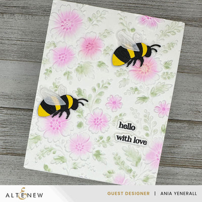 Dies Bubbly Bumble Bee Layering Die Set