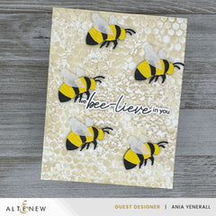 Dies Bubbly Bumble Bee Layering Die Set