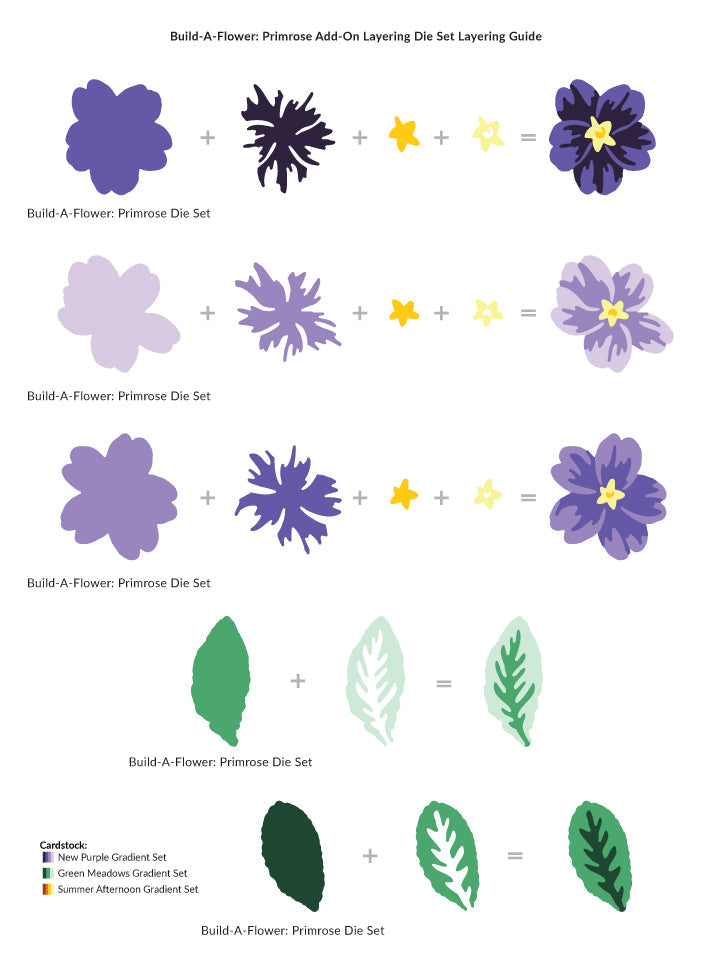 Dies Build-A-Flower: Primrose Add-On Layering Die Set