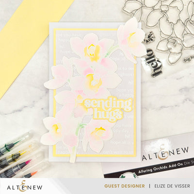 Dies Build-A-Garden: Alluring Orchids Add-on Die Set