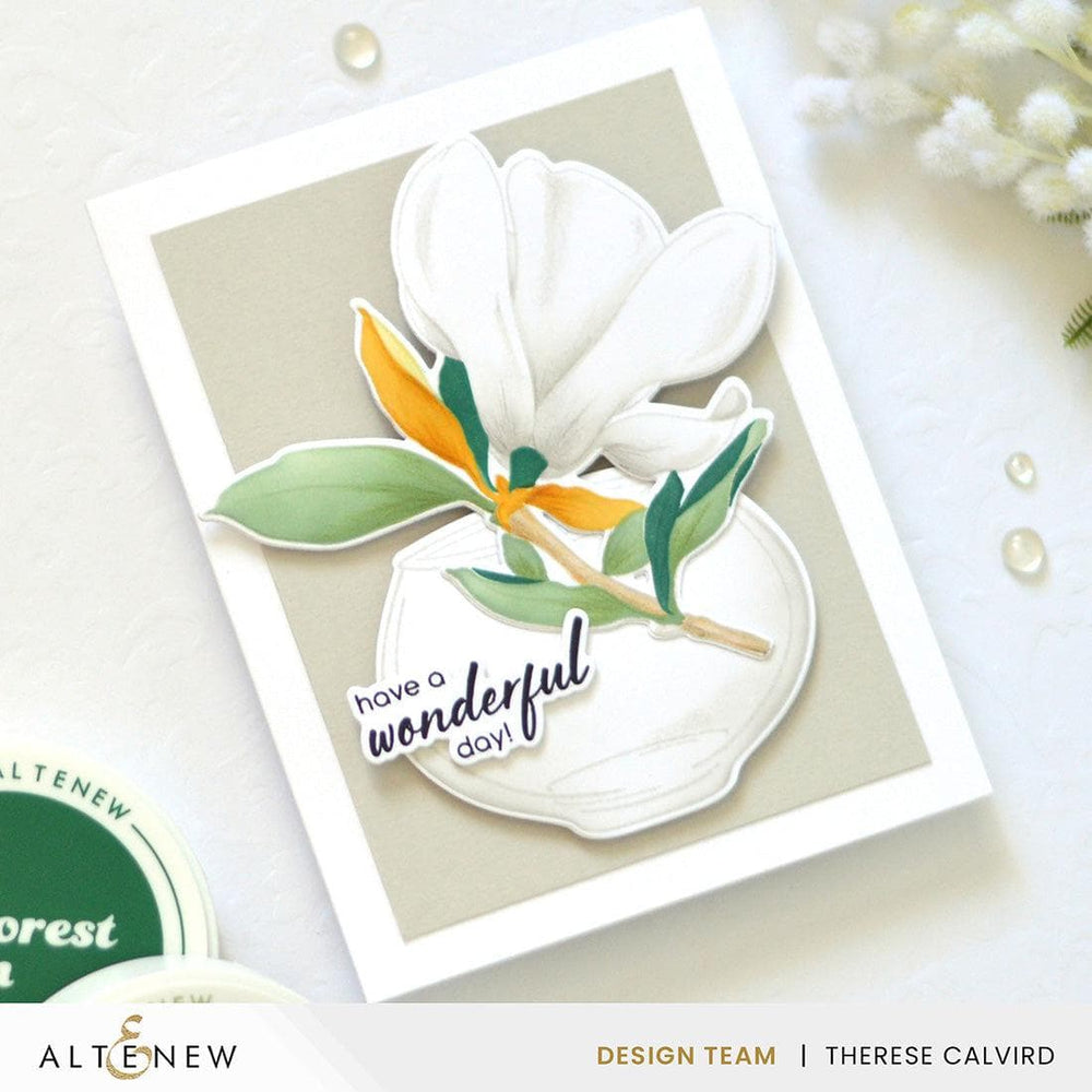 Dies Build-A-Garden: Blushing Magnolias Add-on Die Set