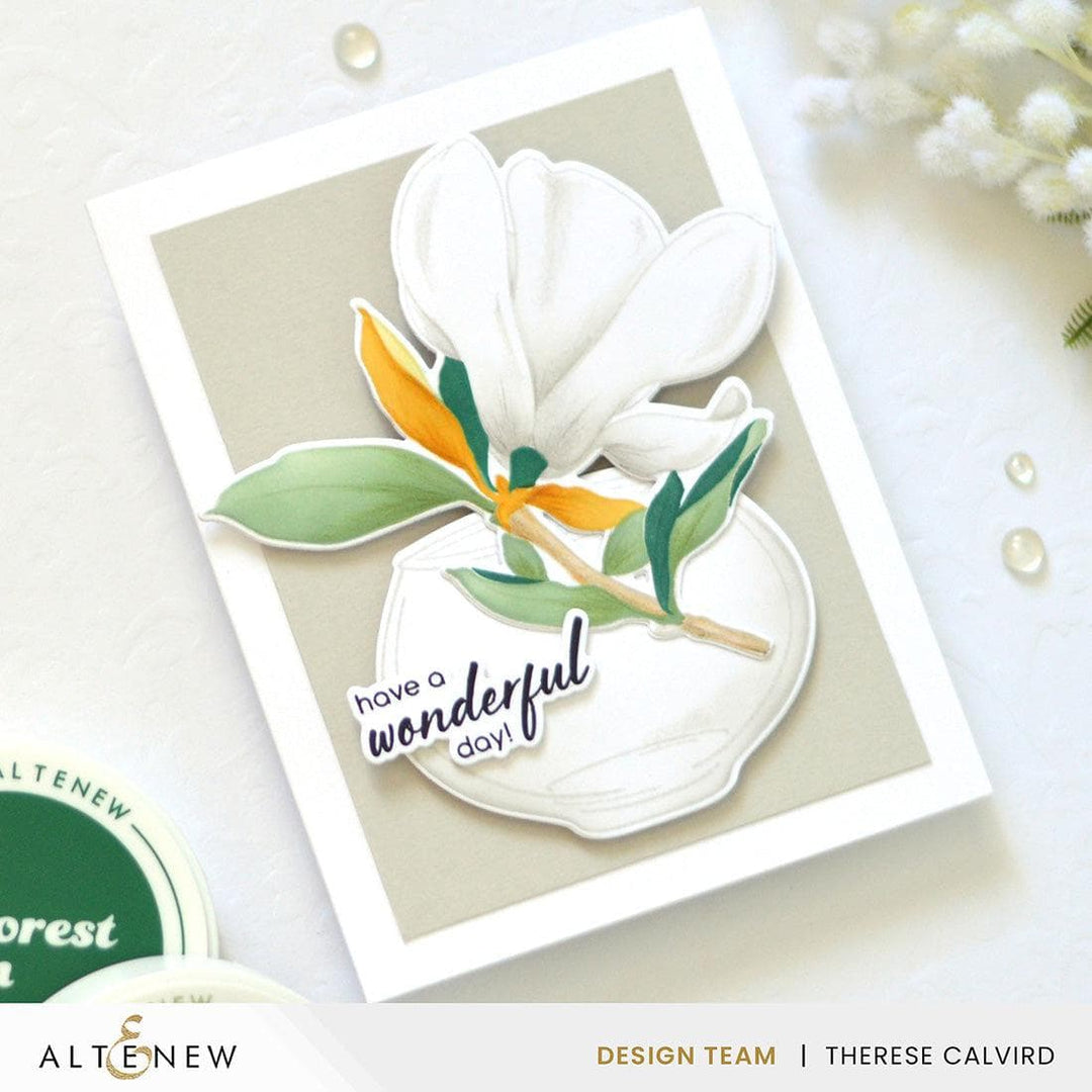 Dies Build-A-Garden: Blushing Magnolias Add-on Die Set