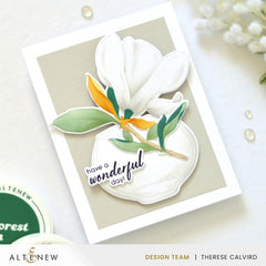 Dies Build-A-Garden: Blushing Magnolias Add-on Die Set