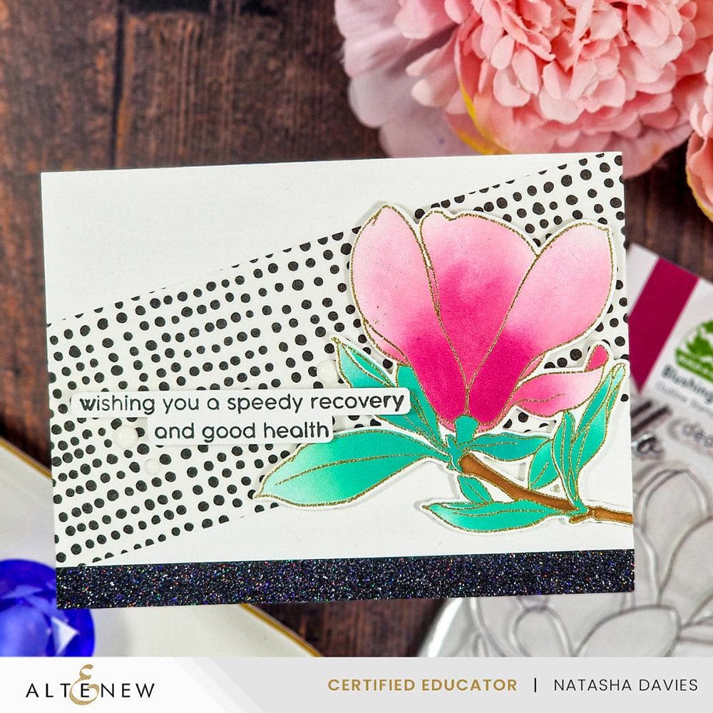 Dies Build-A-Garden: Blushing Magnolias Add-on Die Set