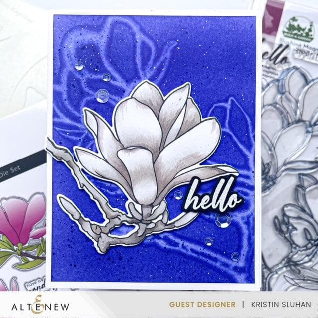 Dies Build-A-Garden: Blushing Magnolias Add-on Die Set