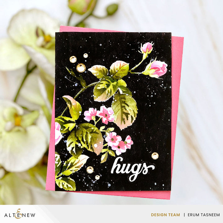 Dies Build-A-Garden: Branching Roses Add-on Die Set