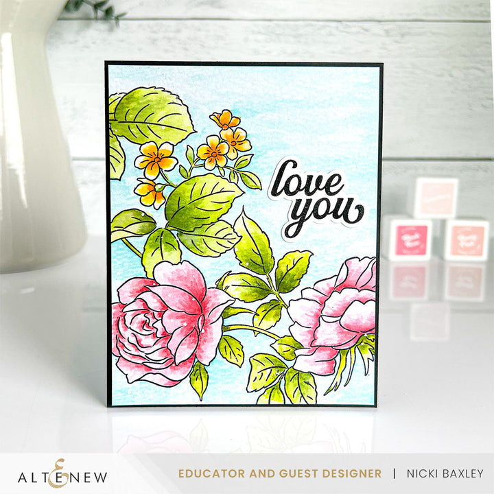 Dies Build-A-Garden: Branching Roses Add-on Die Set