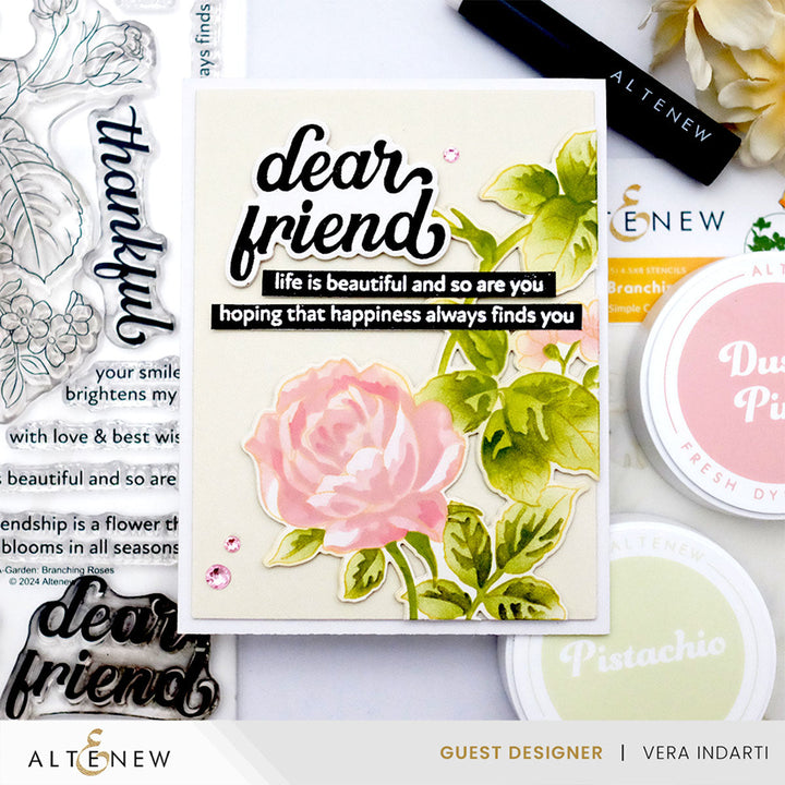 Dies Build-A-Garden: Branching Roses Add-on Die Set