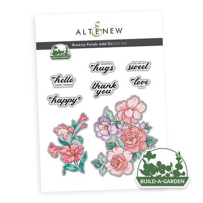 Dies Build-A-Garden: Breezy Petals  Add-on Die Set