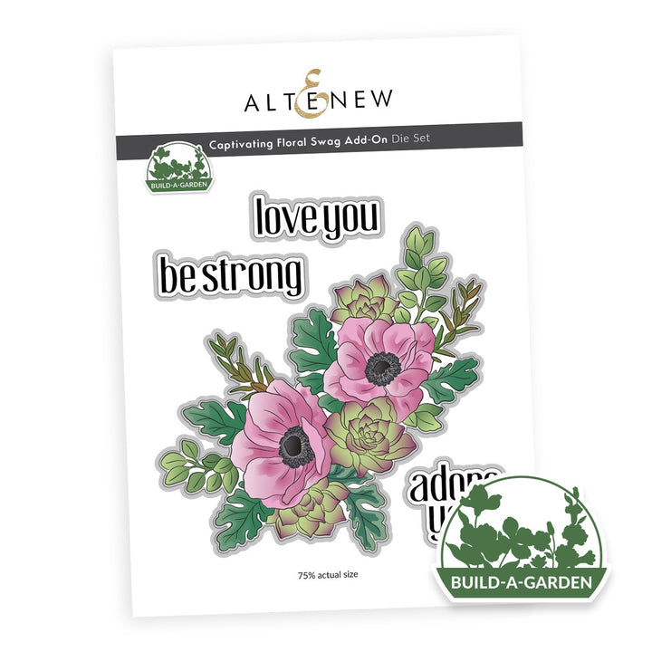 Dies Build-A-Garden: Captivating Floral Swag Add-on Die Set