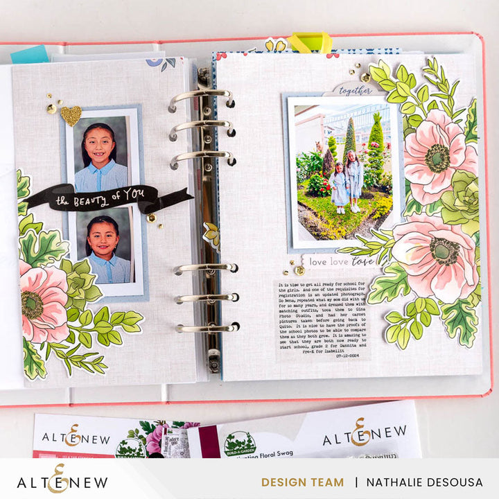 Dies Build-A-Garden: Captivating Floral Swag Add-on Die Set
