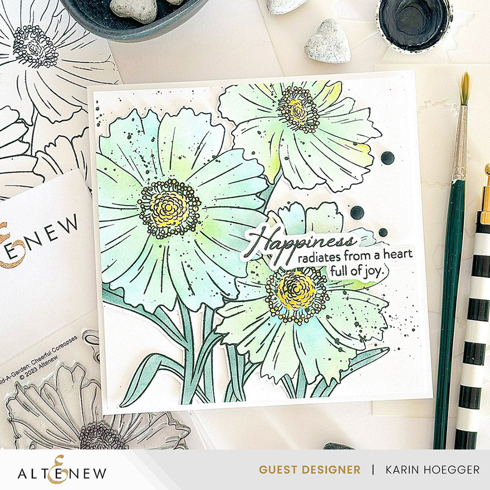 Dies Build-A-Garden: Cheerful Coreopses Add-on Die Set