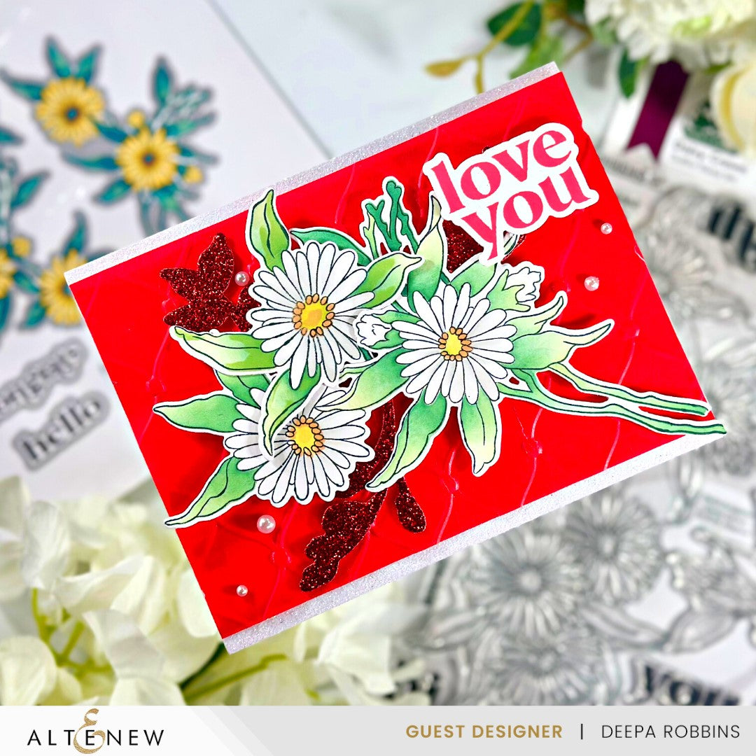 Dies Build-A-Garden: Daisy Crown Add-on Die Set
