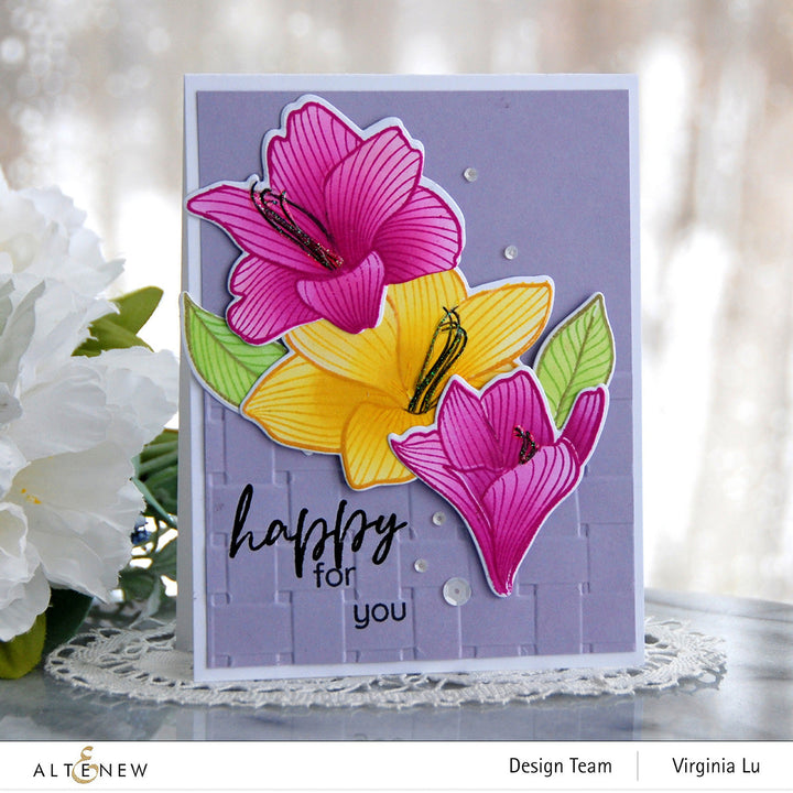 Dies Build-A-Garden: Esplanade Flowers Add-On Die Set