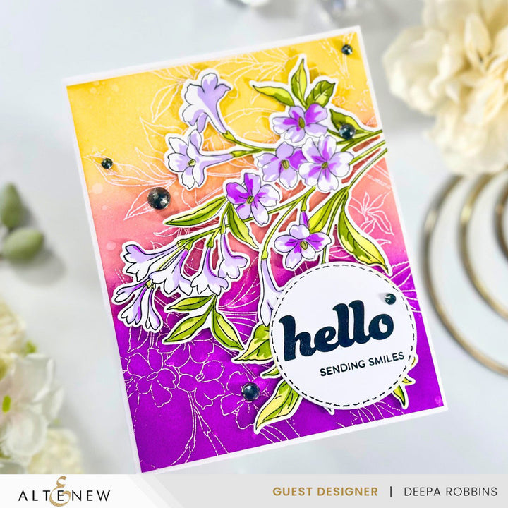 Dies Build-A-Garden: Exotic Tuberoses Add-on Die Set