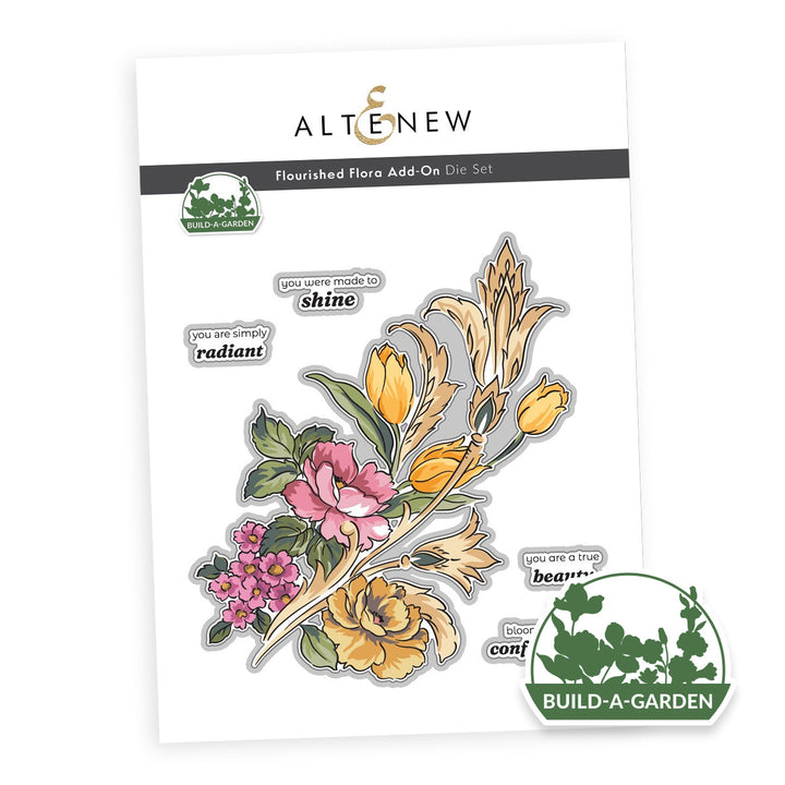 Dies Build-A-Garden: Flourished Flora Add-On Die Set