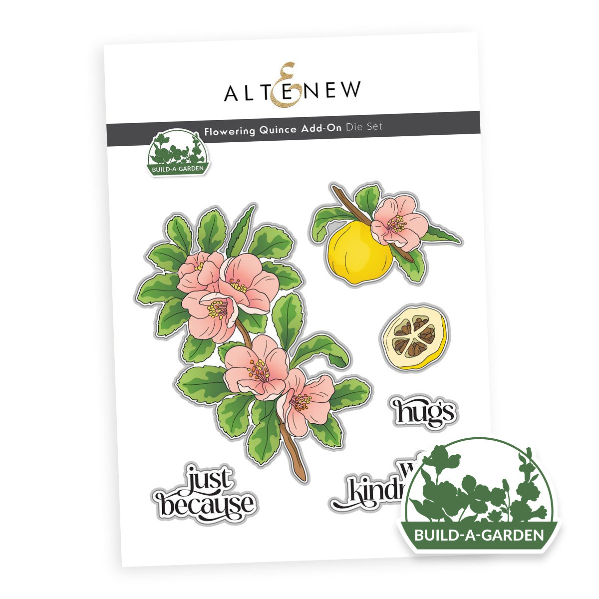 Dies Build-A-Garden: Flowering Quince Add-On Die Set