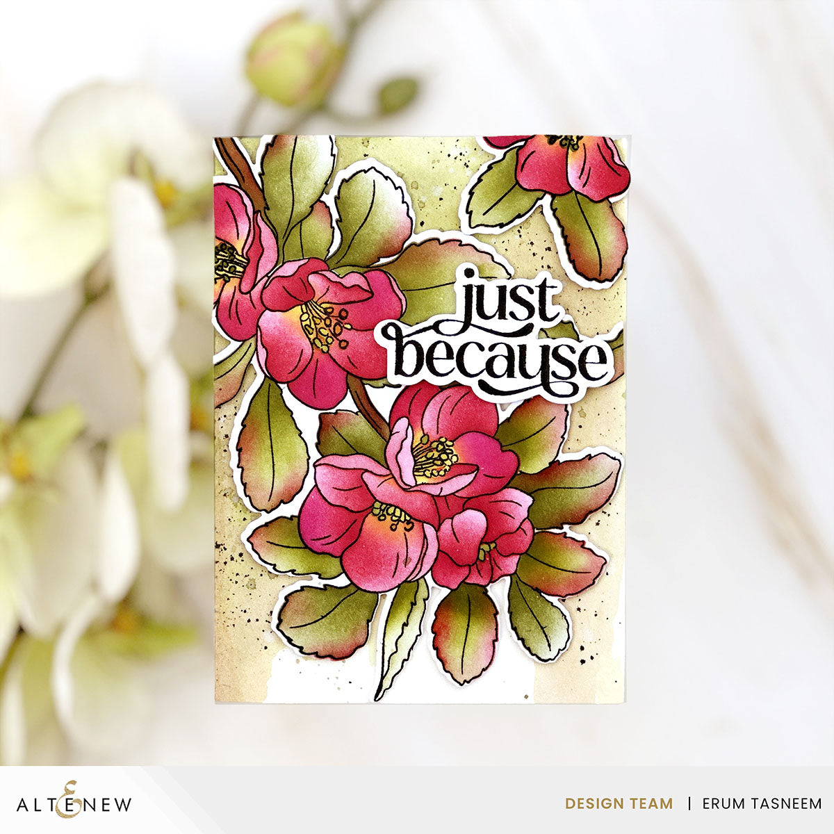 Dies Build-A-Garden: Flowering Quince Add-On Die Set