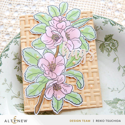 Dies Build-A-Garden: Flowering Quince Add-On Die Set