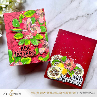 Dies Build-A-Garden: Flowering Quince Add-On Die Set